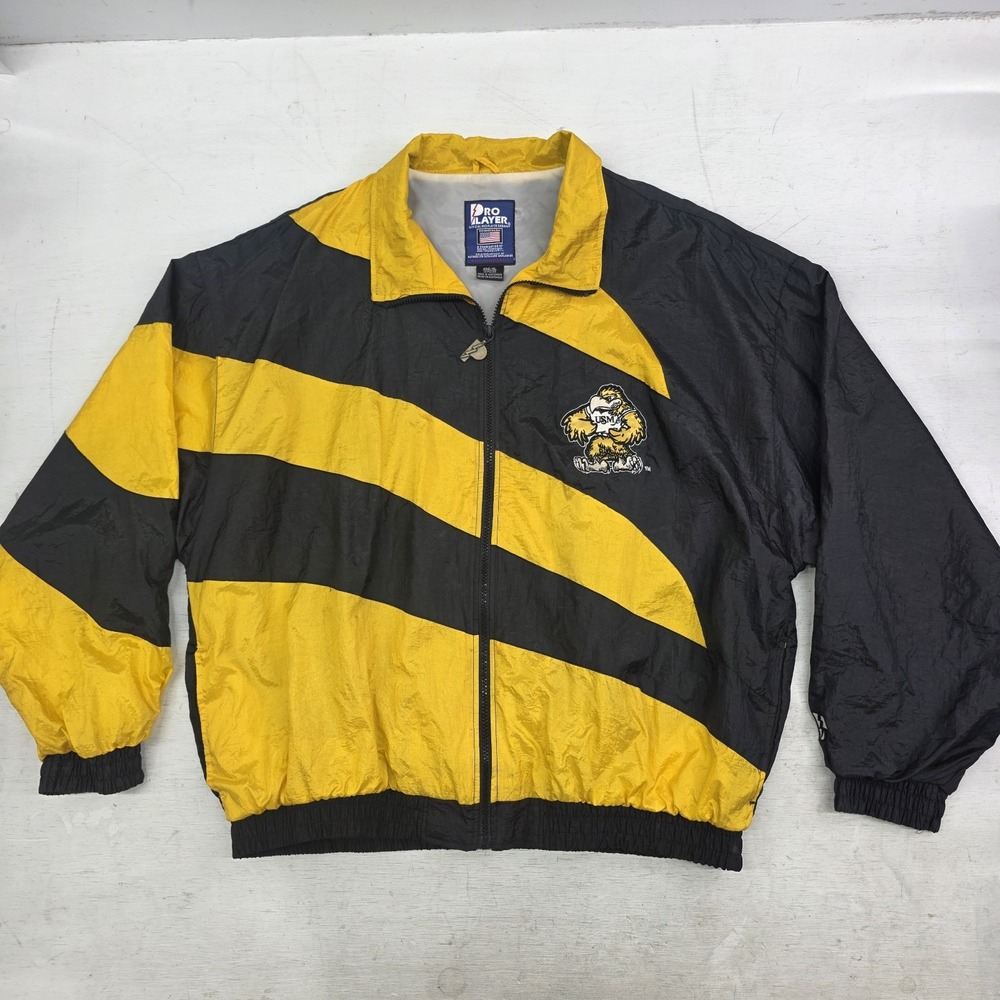 Vintage NCAA Pro Player Southern Miss Golden Eagles Colorblock Windbreaker XL‎